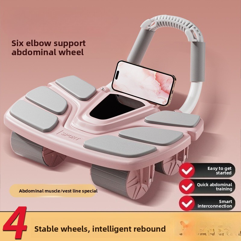 Stomach Wheel Six Elbow Suppor - Ab Roller Wheel With Elbow Support recension och pris