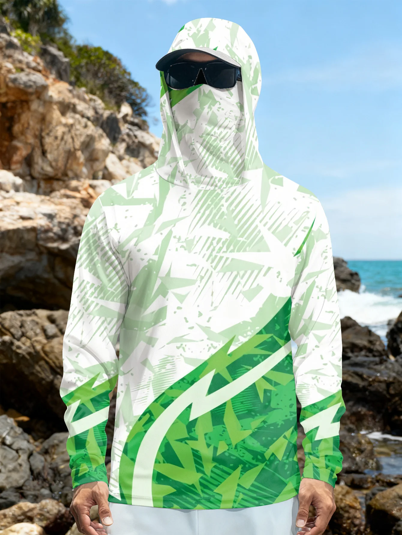 Mens Fishing Shirt Hooded UPF  - Hiking recension och pris